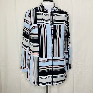 ASOS Button Down Back Split ‎ Blouse Shirt - 4